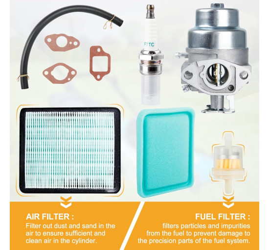 Комплект карбюратора Pindex для газонокосарки Honda GCV160 з фільтром (6041)