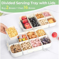 Коробка для снеків Luxear з 14 відділеннями 2 комплекти (6056)