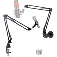 Кронштейн для микрофона YOUSHARES совместим с Blue Yeti/HyperX QuadCast черный (6015)