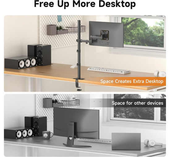 Кронштейн-підставка Bracwiser для монітора та комп'ютерних екранів 31,5 дюйма заввишки (6026)