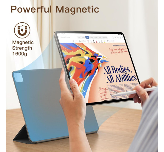 Магнитный чехол JETech для iPad Pro 12,9 дюймов черный (6049)