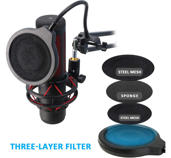 Микрофонная стойка YOUSHARES, совместима с Hyperx Quadcast (6005)