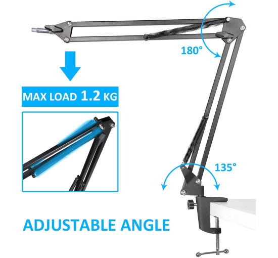 Микрофонный кронштейн YOUSHARES совместимый HyperX QuadCast (6008)