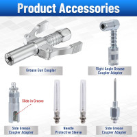 Набір CarBole з 5 аксесуарів для мастильного пістолета 10000 PSI (6044)