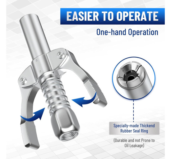 Набір CarBole з 5 аксесуарів для мастильного пістолета 10000 PSI (6044)