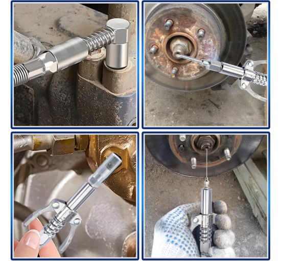 Набір CarBole з 5 аксесуарів для мастильного пістолета 10000 PSI (6044)