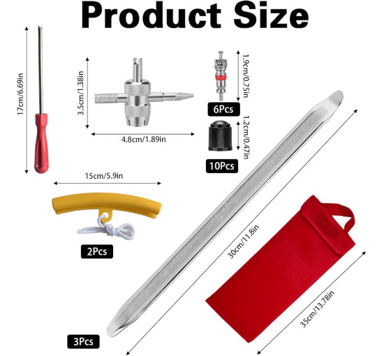 Набор инструментов для монтажа шин UESDU (6007)