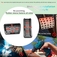 Накладки GAFAT на педали акселератора и тормоза для MG ZS/MG HS/MG 5/MG Marvel R (6074)