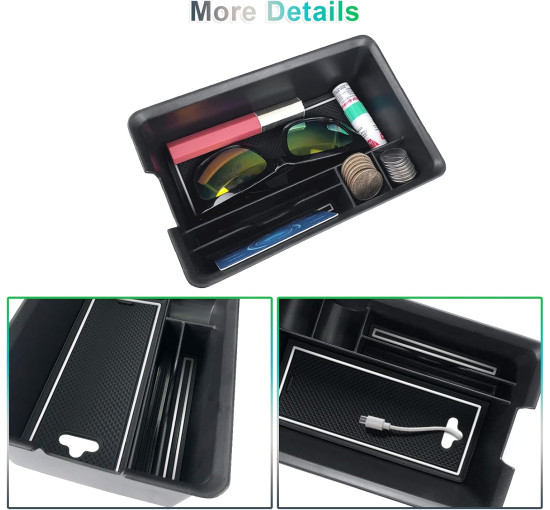 Органайзер для підлокітника GAFAT сумісний із Renault Megane E-Tech/Scenic E-Tech 2022-2024 (6087)