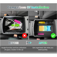 Органайзер для центральної консолі GAFAT сумісний з Kia Sportage QL (6080)