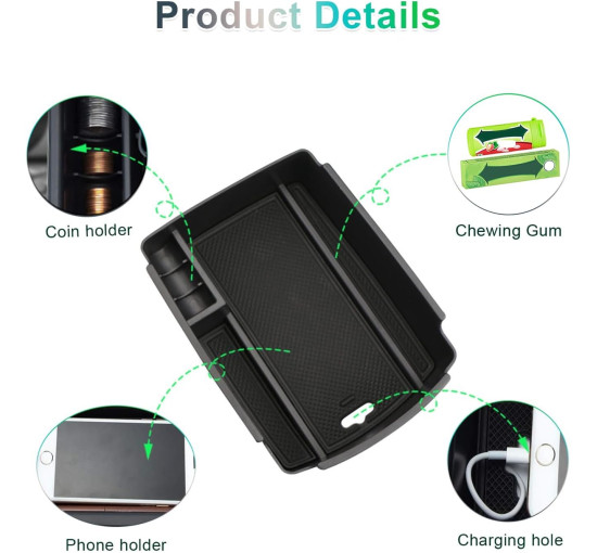 Органайзер для центральної консолі GAFAT сумісний з Kia Sportage QL (6080)