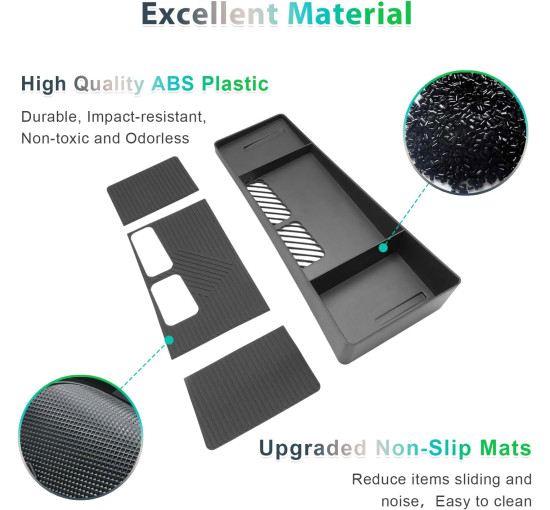 Органайзер GAFAT для хранения в центральной консоли совместимый с BMW X3 G45 2025-2026 (6104)