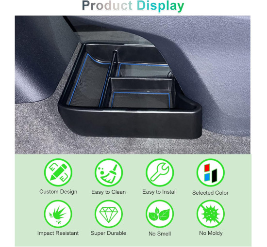 Органайзер GAFAT для нижньої частини центральної консолі для Volkswagen VW ID.4 синій (6086)