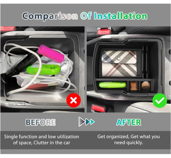 Організатор GAFAT для підлокітника Hyundai Kona SX2 EV Hybrid (6088)