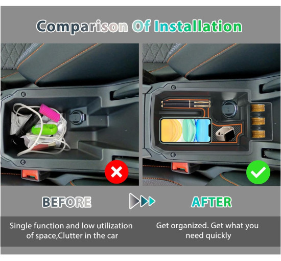 Органайзер GAFAT для центральной консоли Seat Leon MK4 Seat Leon 4 KL ST FR (6083)