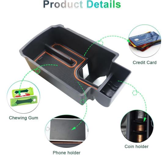 Органайзер GAFAT для центральной консоли Seat Leon MK4 Seat Leon 4 KL ST FR (6083)