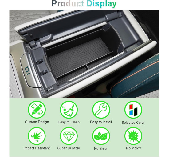 Органайзер GAFAT для центральной консоли совместимо с VW ID.7 2024 2025 (6089)