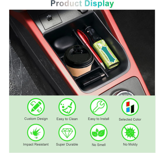 Органайзер центральної консолі Dacia Spring 2023 чорний (6081)