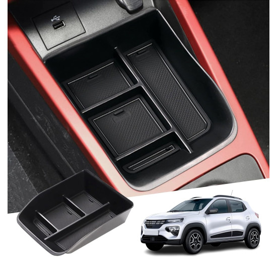 Органайзер центральної консолі Dacia Spring 2023 чорний (6081)