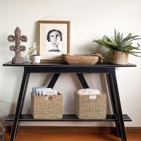 Плетений кошик DINGTAI 30 x 30 x 26 см набір з 2 штук (6071)