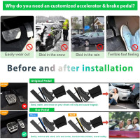 Підніжки для педалей акселератора GAFAT Renault Clio 5 Captur 2 Arkana Megane E-Tech (6075)