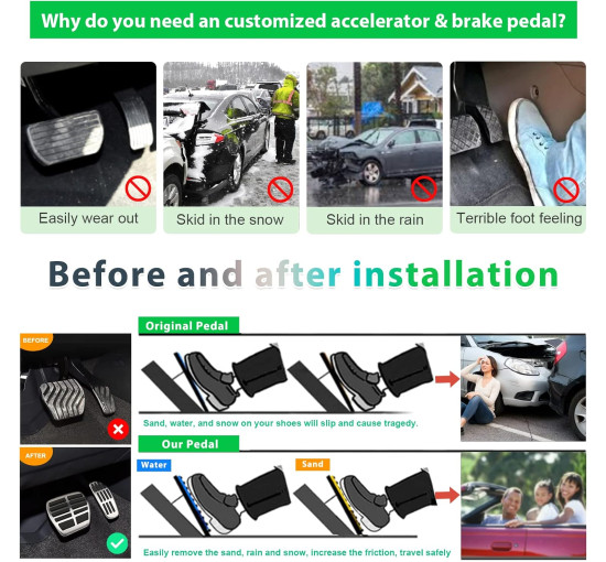 Подножки для педалей акселератора GAFAT Renault Clio 5 Captur 2 Arkana Megane E-Tech (6075)