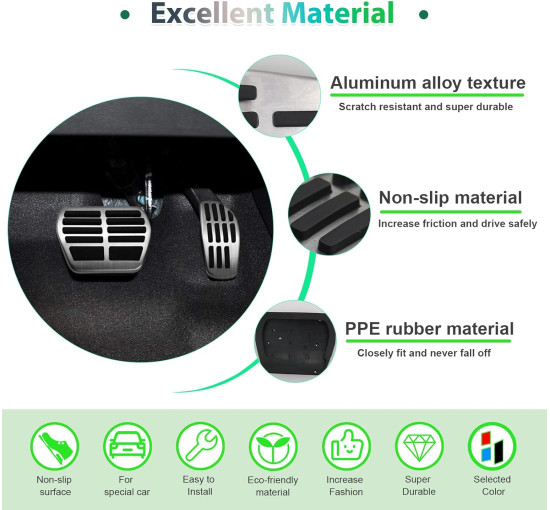 Подножки для педалей акселератора GAFAT Renault Clio 5 Captur 2 Arkana Megane E-Tech (6075)