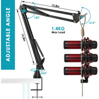 Підставка для мікрофону Youshares сумісна з HyperX QuadCast (6017)