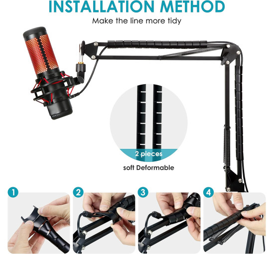 Подставка для микрофона Youshares совместимая с HyperX QuadCast (6017)