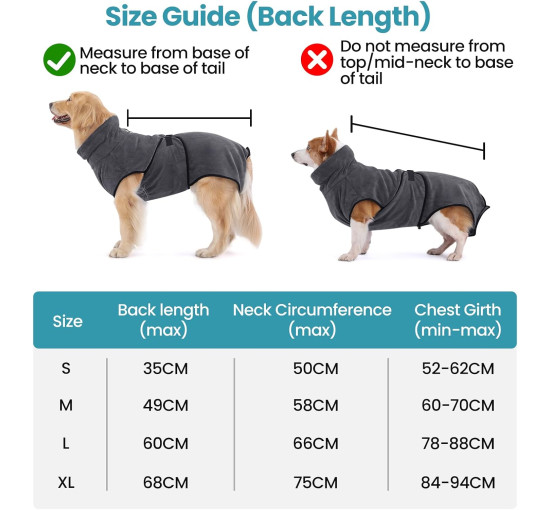 Рушник для сушіння собак HAPPY HACHI розмір М сірий (6028)