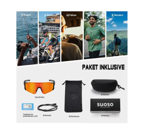 Поляризовані сонцезахисні окуляри Suoso UV400 (6063)