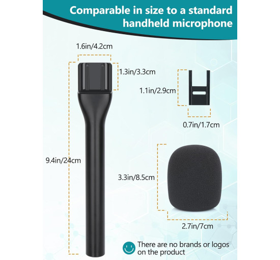 Ручка для петличного микрофона YOUSHARES совместима с DJI Mini черный (6016)