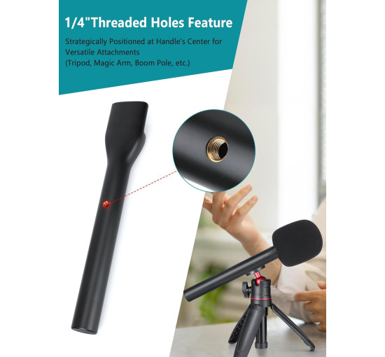 Ручка для петличного микрофона YOUSHARES совместима с DJI Mini черный (6016)