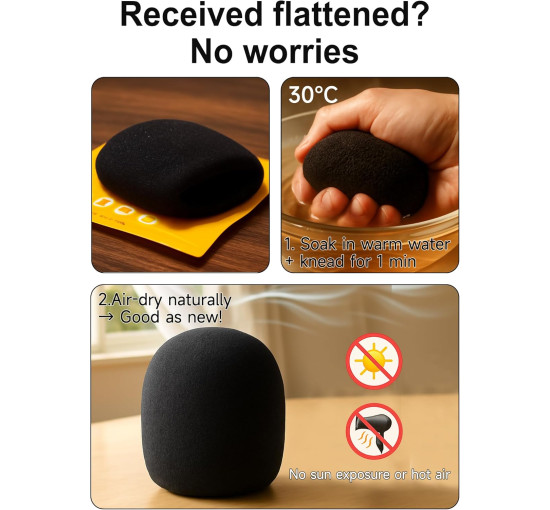 Ручка для петличного микрофона YOUSHARES совместима с DJI Mini черный (6016)