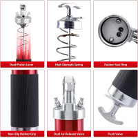 Мастильний шприц Pindex 8000 PSI червоний (6031)