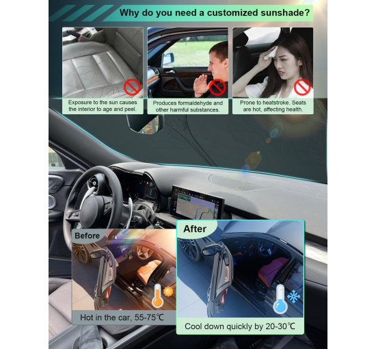 Солнцезащитный козырек GAFAT с защитой от УФ-излучения (6073)