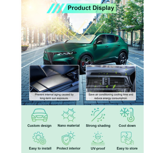 Солнцезащитный козырек GAFAT с защитой от УФ-излучения (6073)