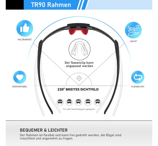 Спортивні окуляри Suoso поляризовані UV400 помаранчевий (6067)