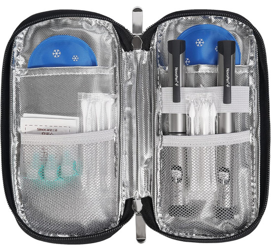 Сумка-холодильник для инсулина AYVANBER, черная (6004)