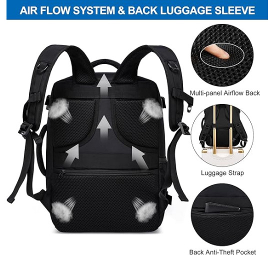 Сумка WENIG для ручной клади черный (6103)