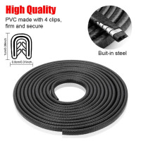 Универсальный автомобильный уплотнитель дверей автомобиля 10м (6019)