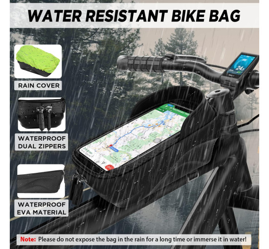 Водонепроникний тримач для телефону LEMEGO на велосипеді смартфони до 6,8 дюймів (6069)