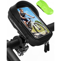 Водонепроникний тримач телефону LEMEGO на велосипед чорний (6048)