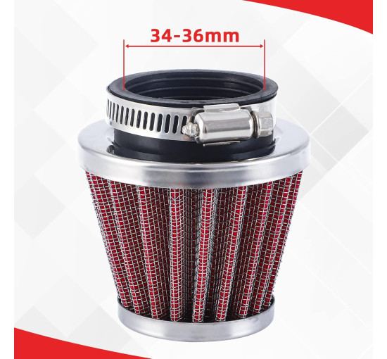 Воздушный фильтр Pindex для мотоцикла 34 мм 35 мм 36 мм (6045)