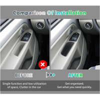 Ящик для зберігання GAFAT у передніх дверях для VW UP GTI Seat MII Skodα Citigo (6079)