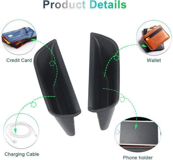 Ящик для зберігання GAFAT у передніх дверях для VW UP GTI Seat MII Skodα Citigo (6079)