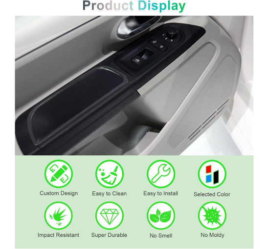 Ящик для зберігання GAFAT у передніх дверях для VW UP GTI Seat MII Skodα Citigo (6079)