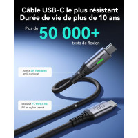 Зарядный кабель INIU USB C - USB C 5A 100W 2м (6068)