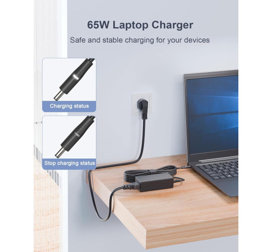 Зарядний пристрій 65 Вт/45 Вт для ноутбуків Dell Latitude (6105)