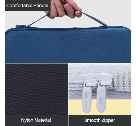 Жесткий чехол Lebakort для клавиатуры совместимый с Logitech Pebble Keys 2 Combo K380s черный (6013)